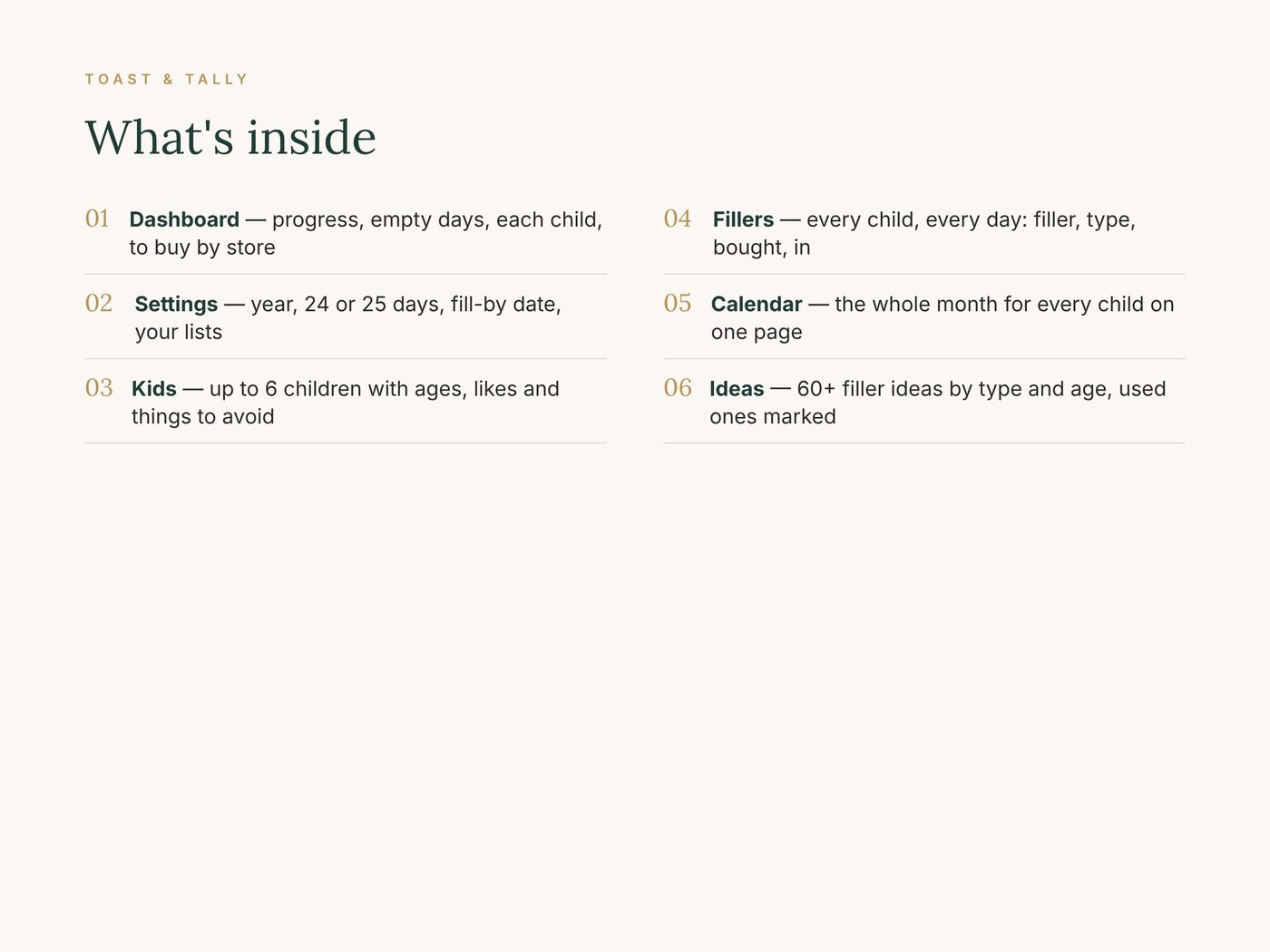 Advent Calendar Filler Planner photo 5