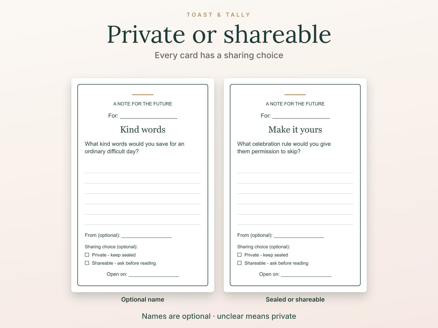 Bridal Shower Advice Time Capsule Card Kit photo 3