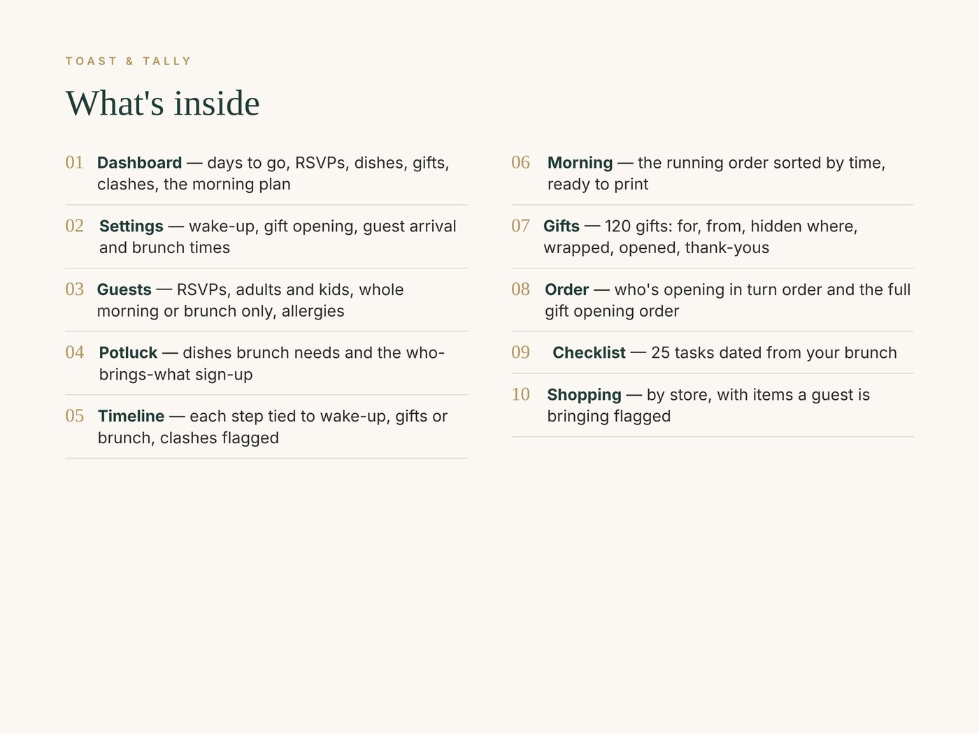 Christmas Morning Brunch Host Planner photo 7