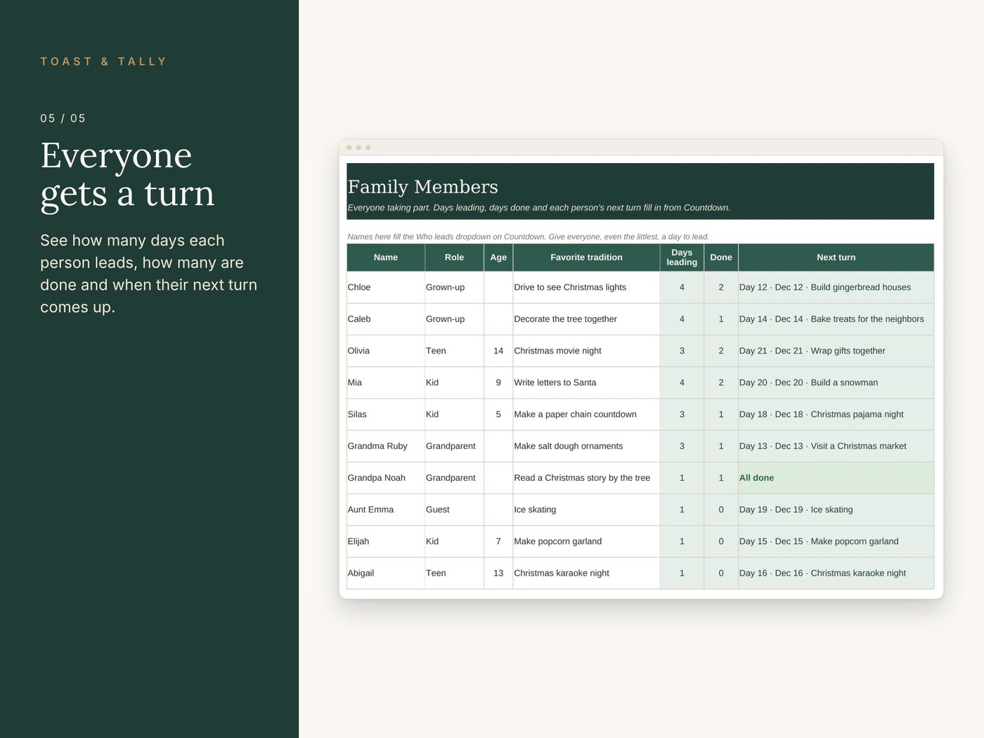 Christmas Countdown & Family Traditions Planner photo 5