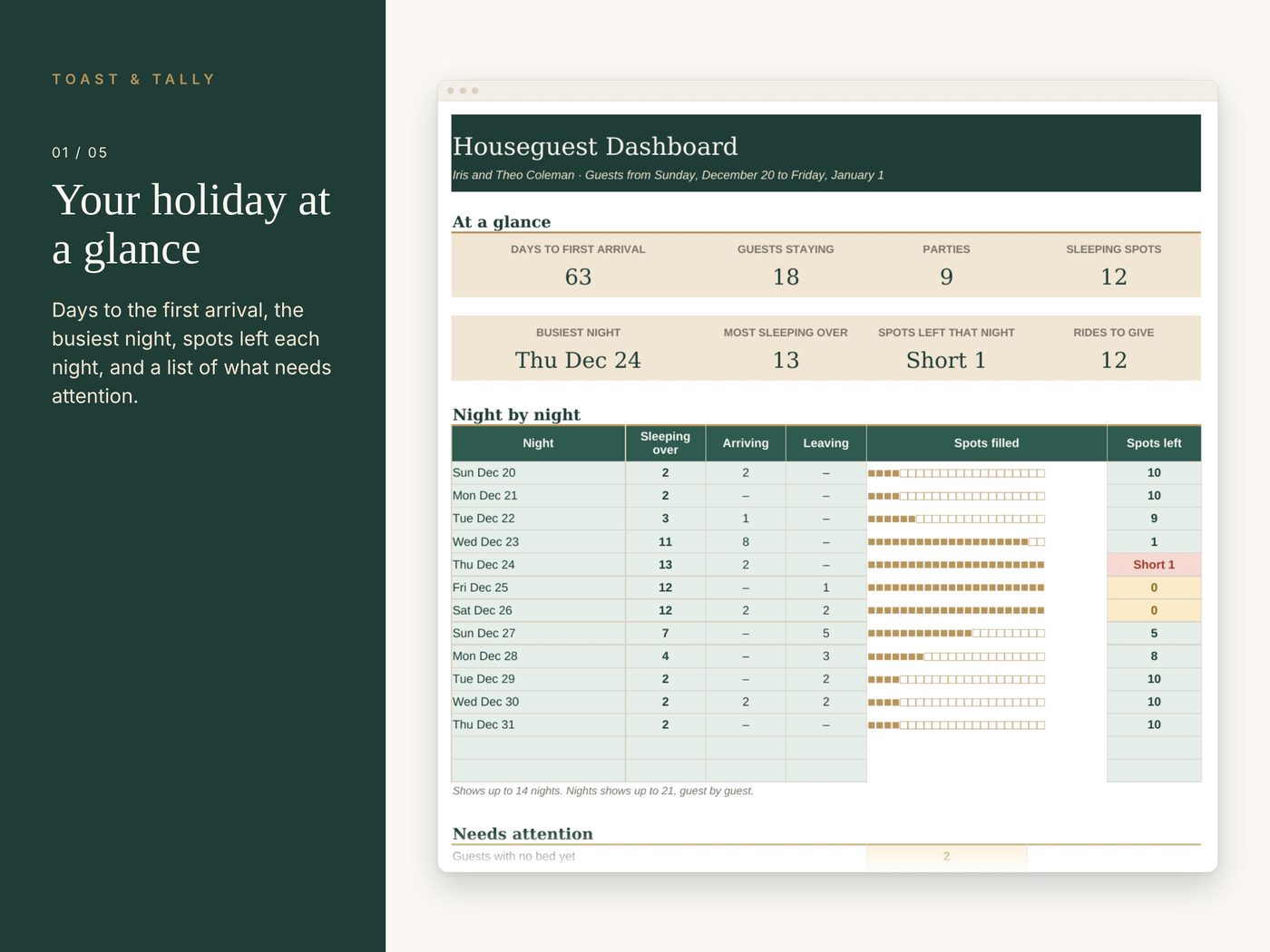 Holiday Houseguest Planner photo 1