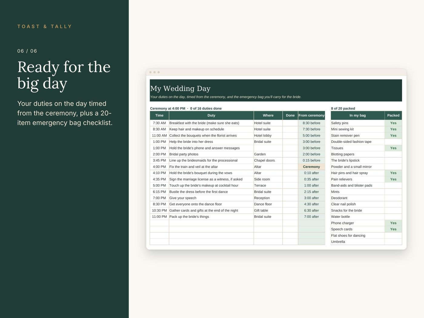 Maid of Honor Planner photo 6