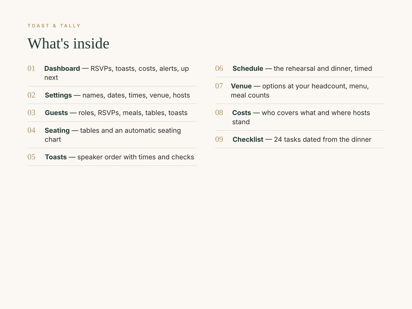 Rehearsal Dinner Planner photo 6