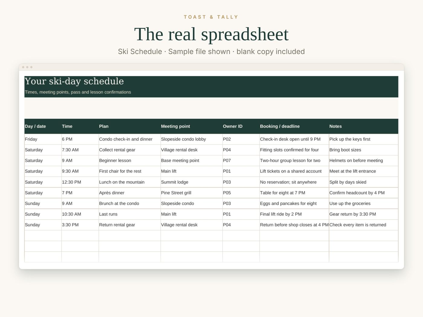 Ski Trip Planner photo 1