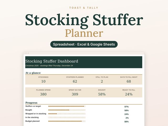 Stocking Stuffer Planner