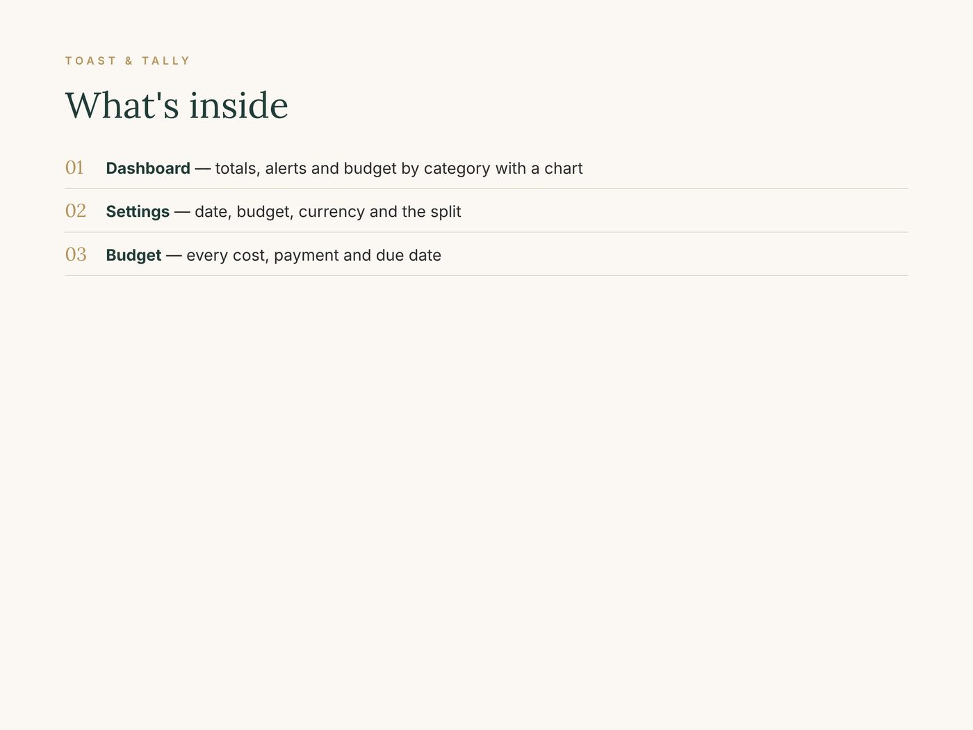 Wedding Budget Tracker photo 4