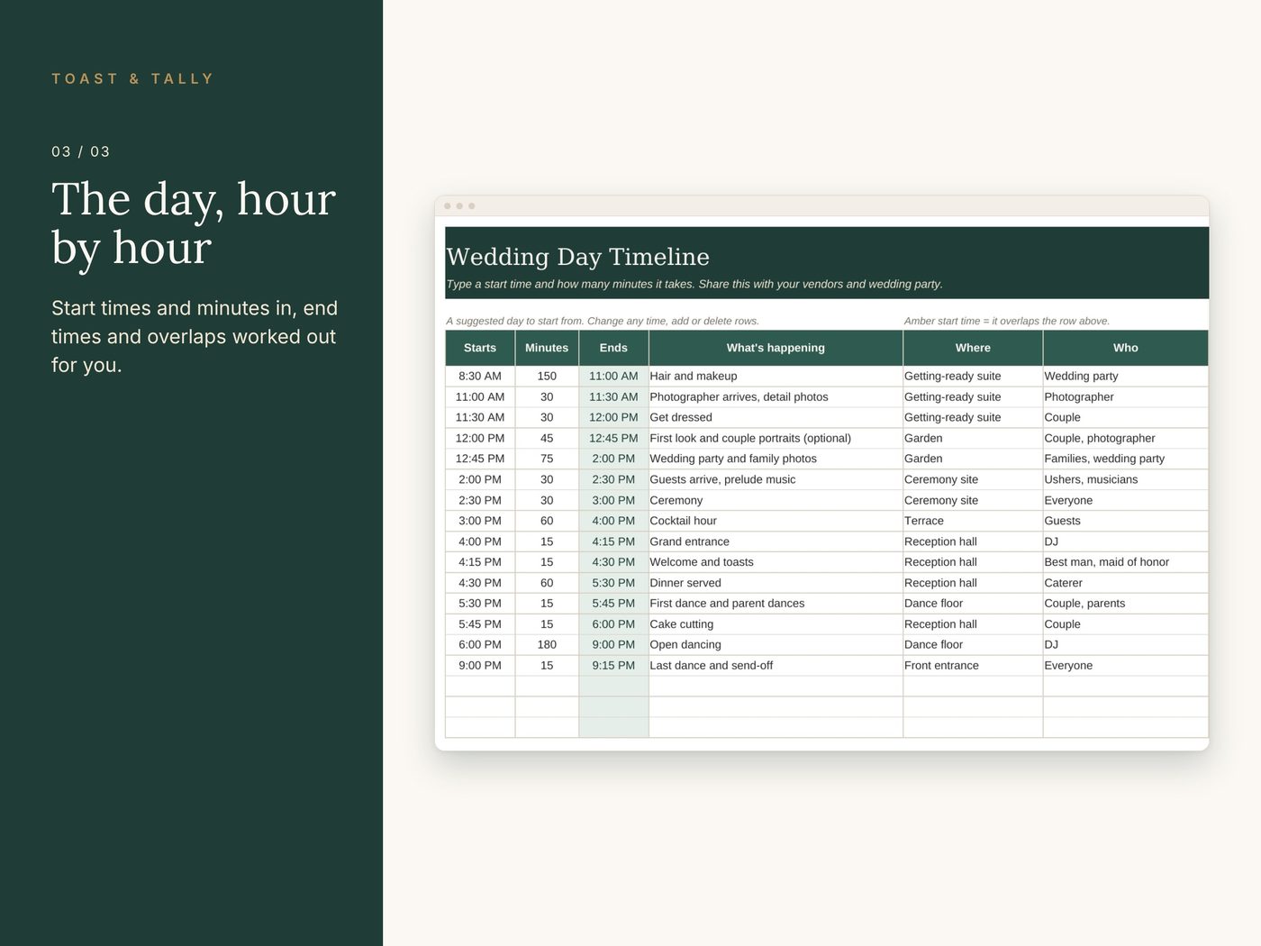 Wedding Checklist & Day-Of Timeline photo 3