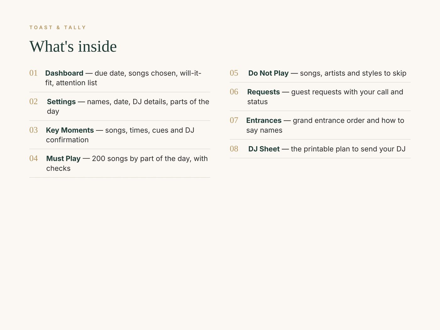 Wedding Music & DJ Planner photo 6