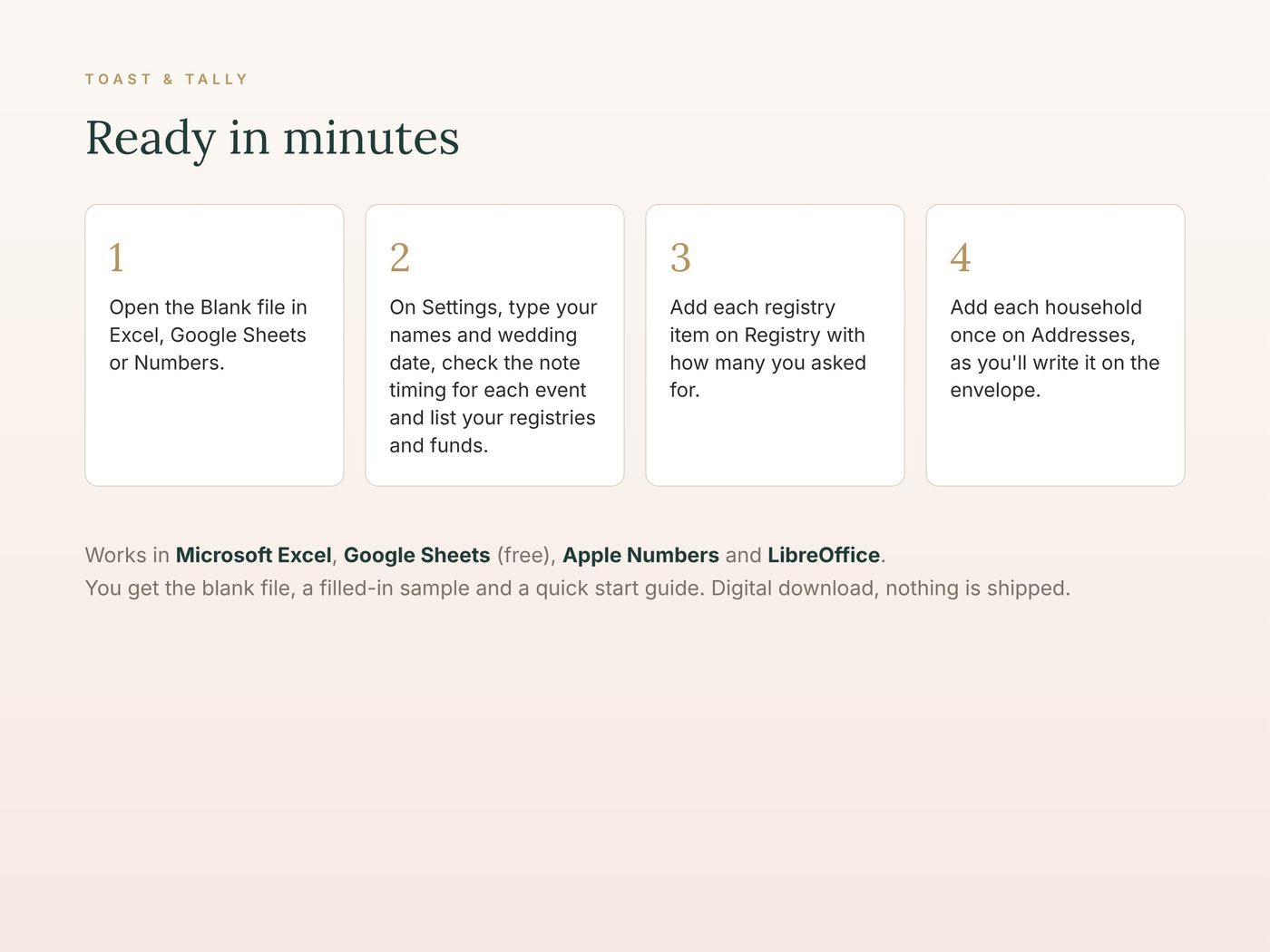 Wedding Registry Tracker & Thank-You Log photo 7