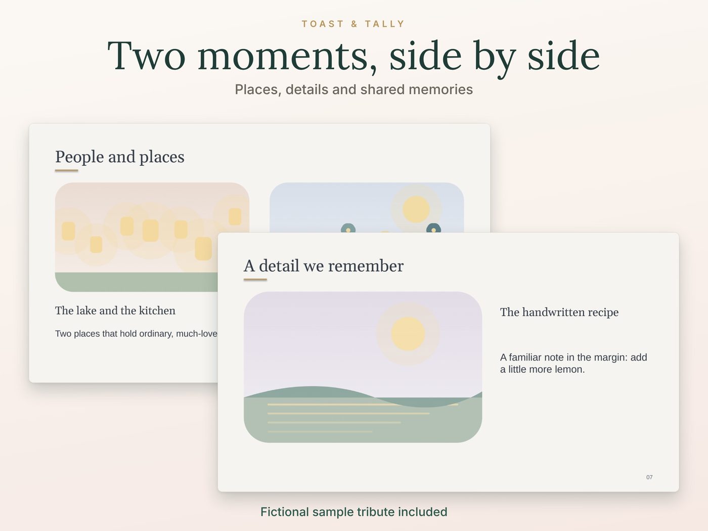 Wedding Remembrance Tribute Deck photo 3