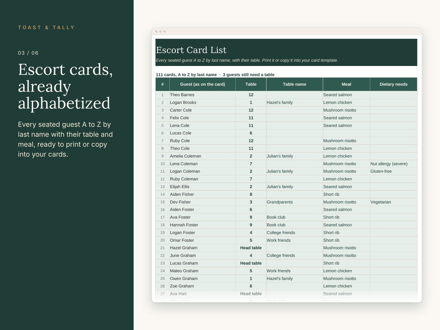Wedding Seating Chart Planner photo 3
