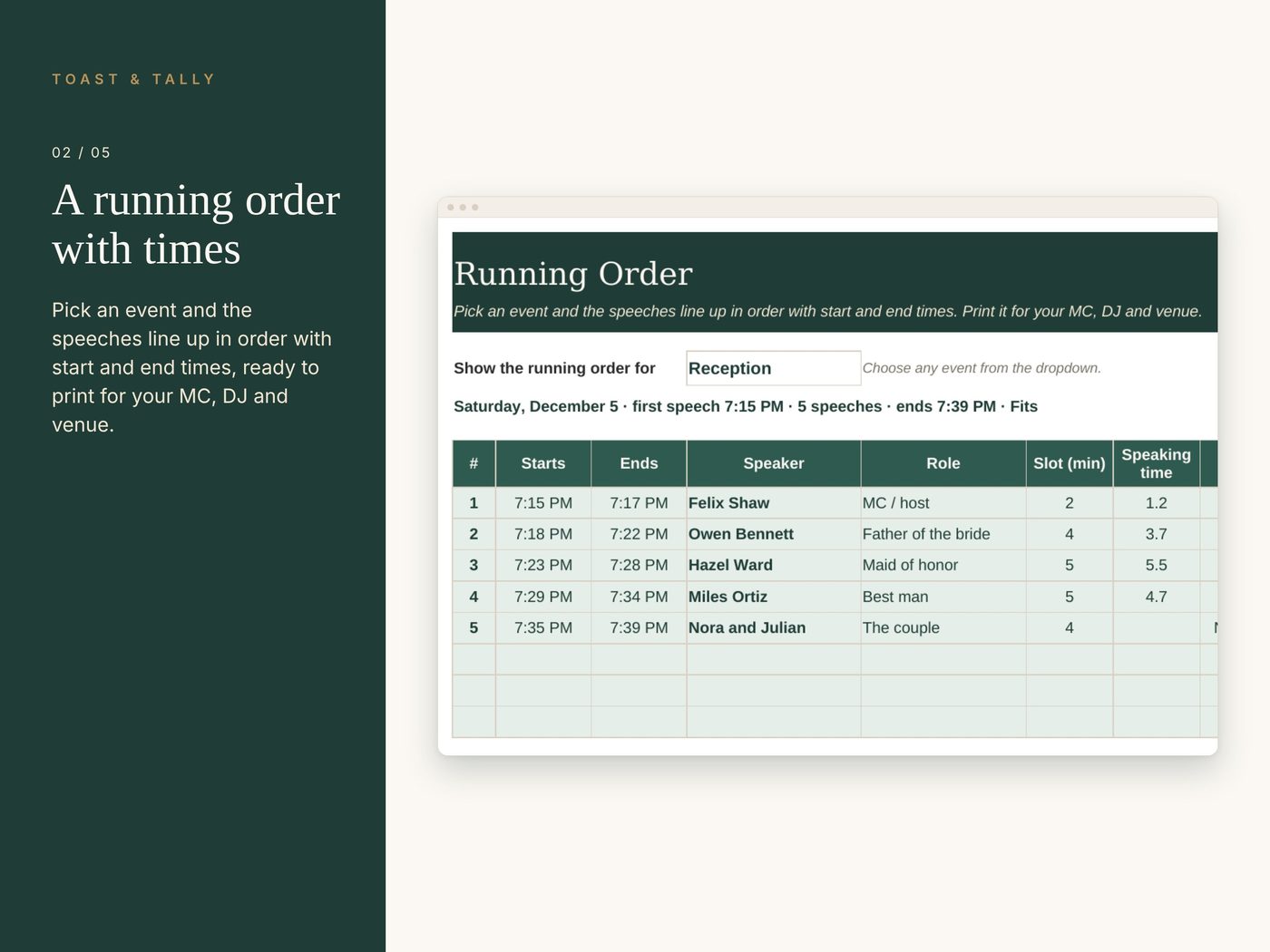 Wedding Speech & Toast Planner photo 2